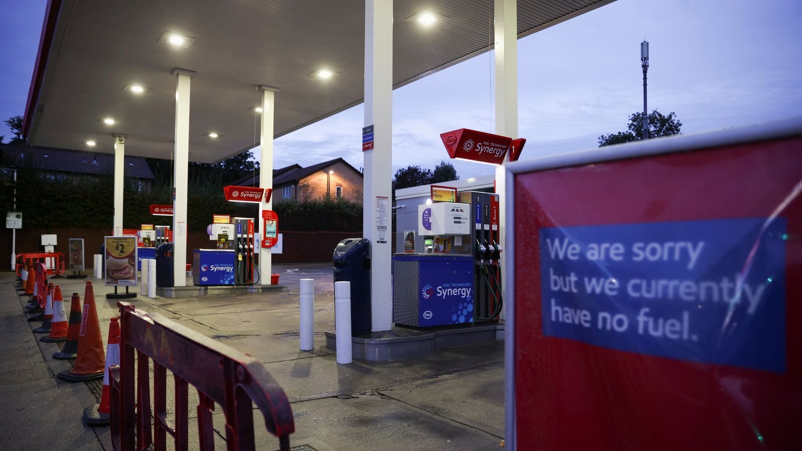Click to enlarge fuel shortage
