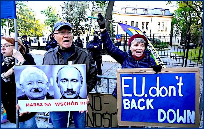 Click to enlarge Protest Warsaw