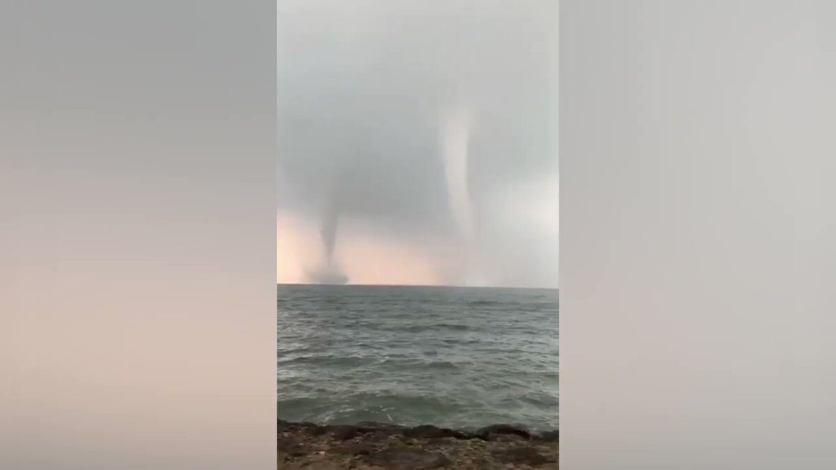 Twin Waterspouts