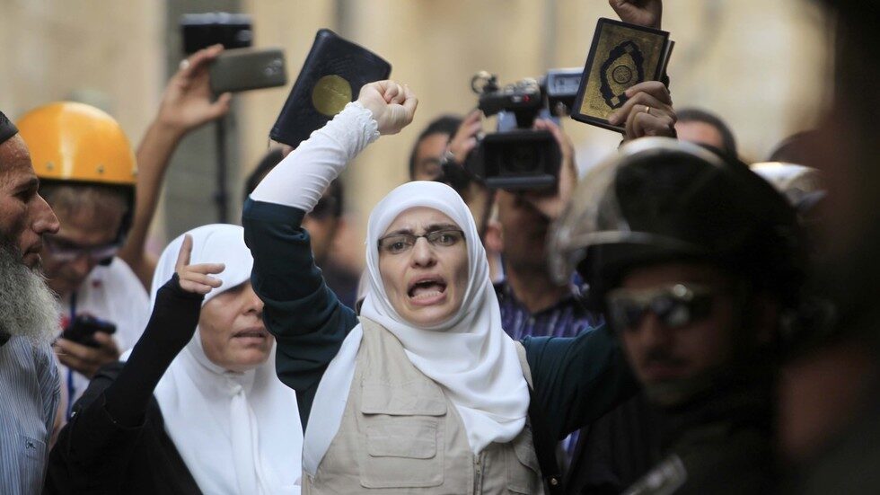 protest al asqa mosque