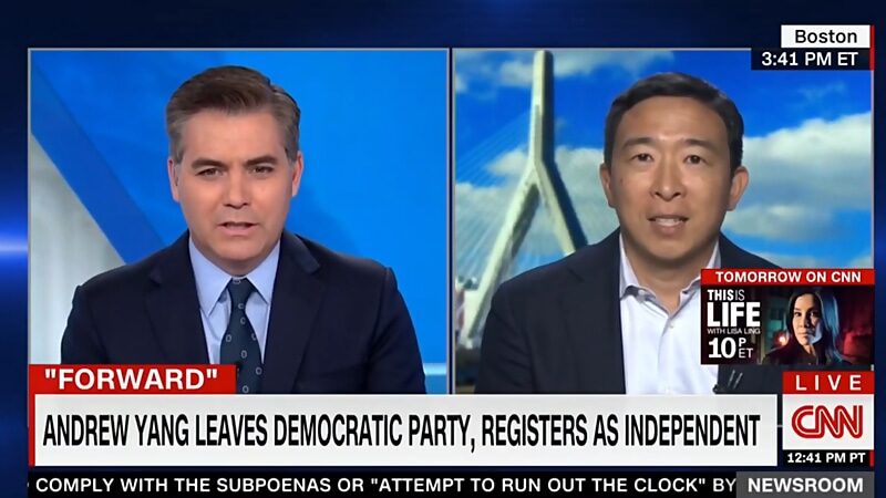 andrew yang jim acosta cnn