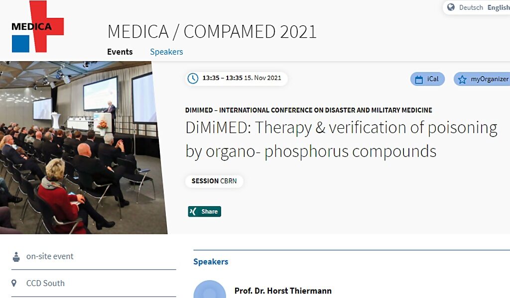 Click to enlarge Navalny doctor theirmann expert toxicology seminar