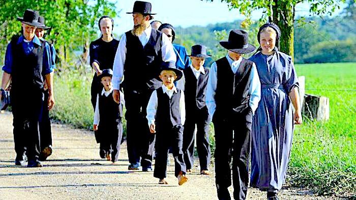 Amish family