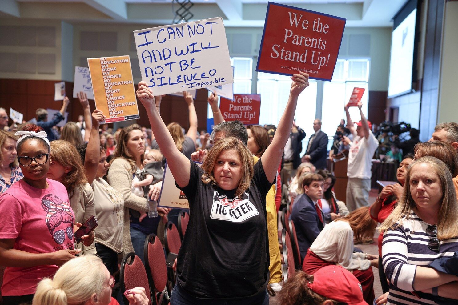 Click to enlarge Loudoun County School Board meeting
