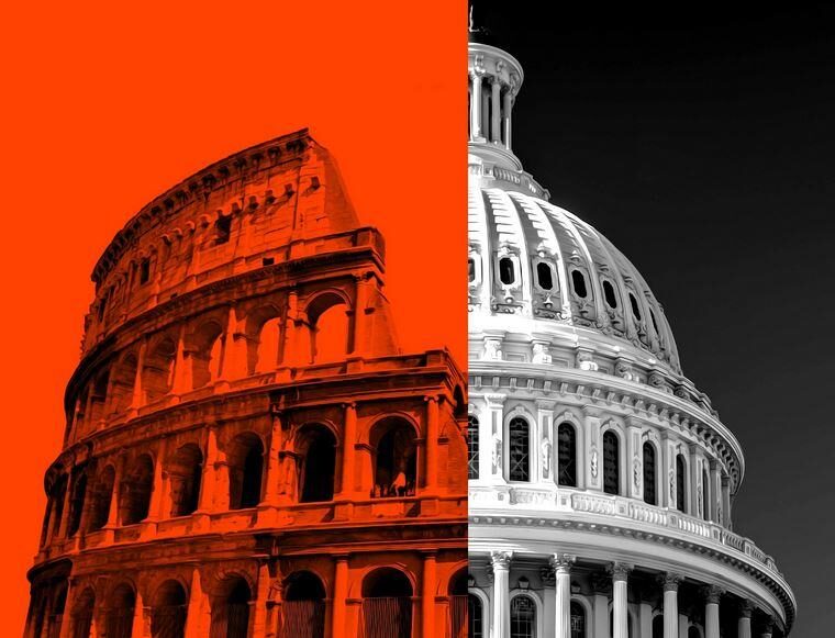 collapse rome us empire
