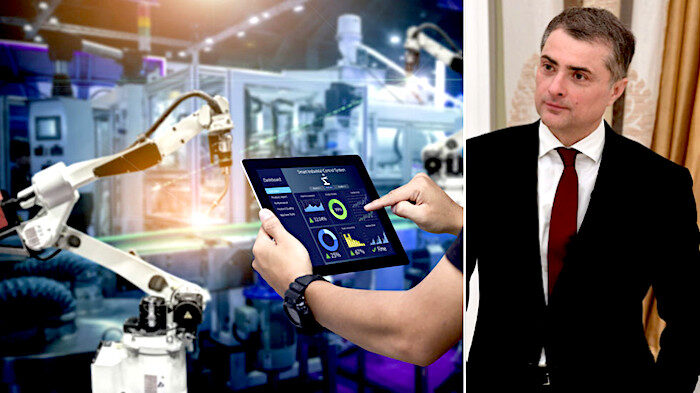 Click to enlarge Machine and Vladislav Surkov