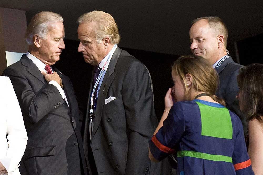 Click to enlarge Joe Biden and his brother James