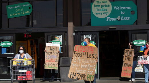 protest grocery store closing