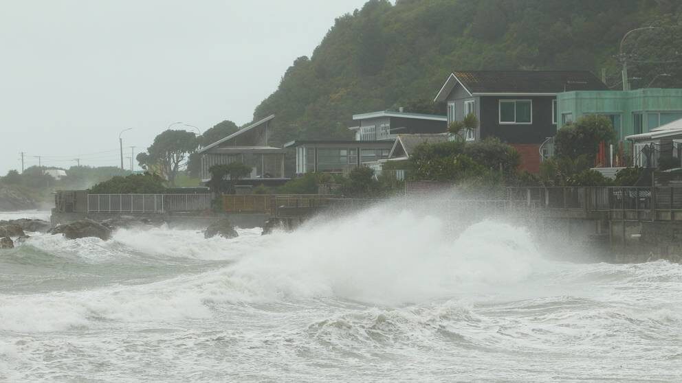 Swells were as high as 6m in yesterday's wild weather.