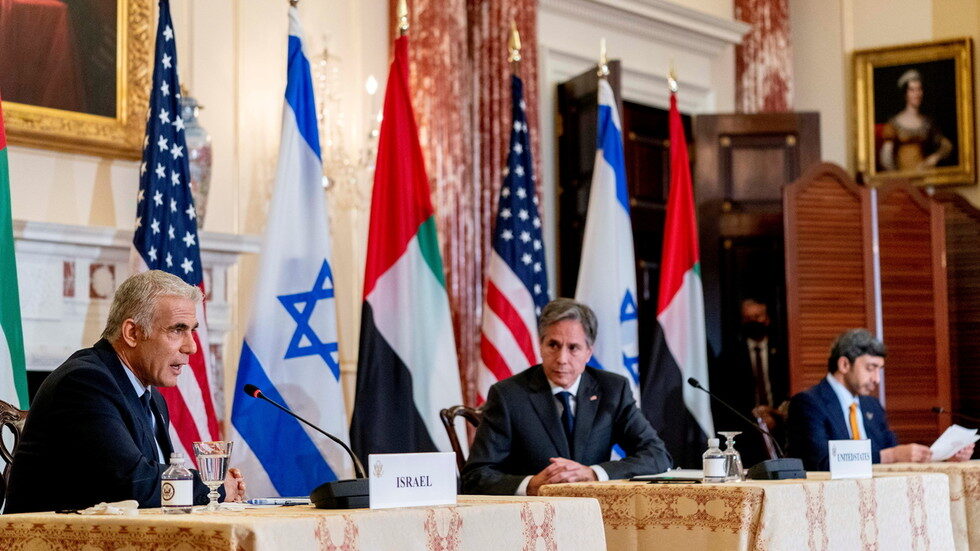 Click to enlarge yair lapid antony blinken israel iran nukes