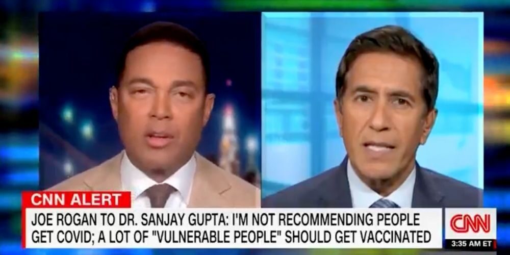 Click to enlarge don lemon sanjay gupta rogan ivermectin