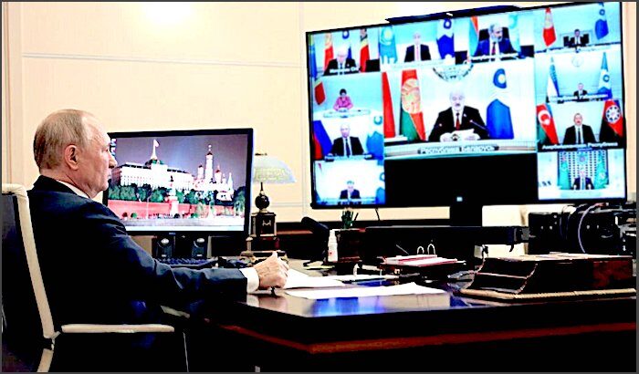 Click to enlarge Putin in conference