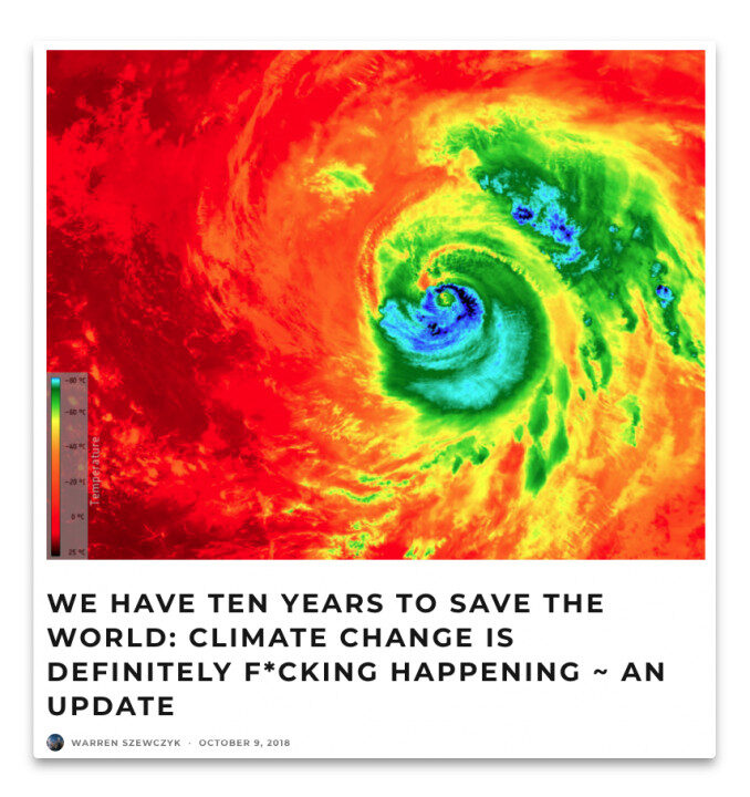 Click to enlarge !0 years to Save Earth