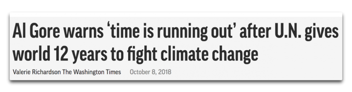 Click to enlarge Al Gore 12 Years Left