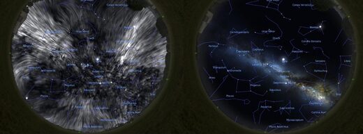 Click to enlarge solar system tunnel