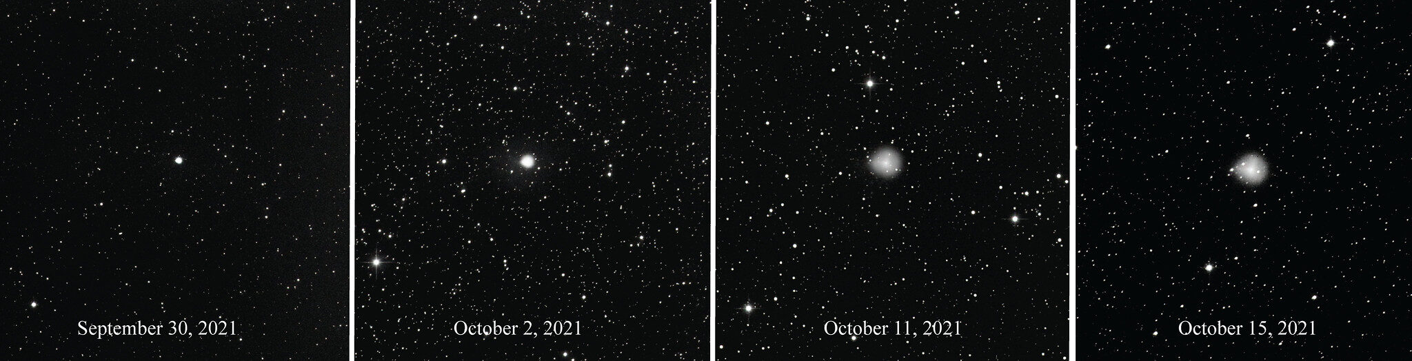 Click to enlarge Comet 29P/Schwassmann-Wachmann