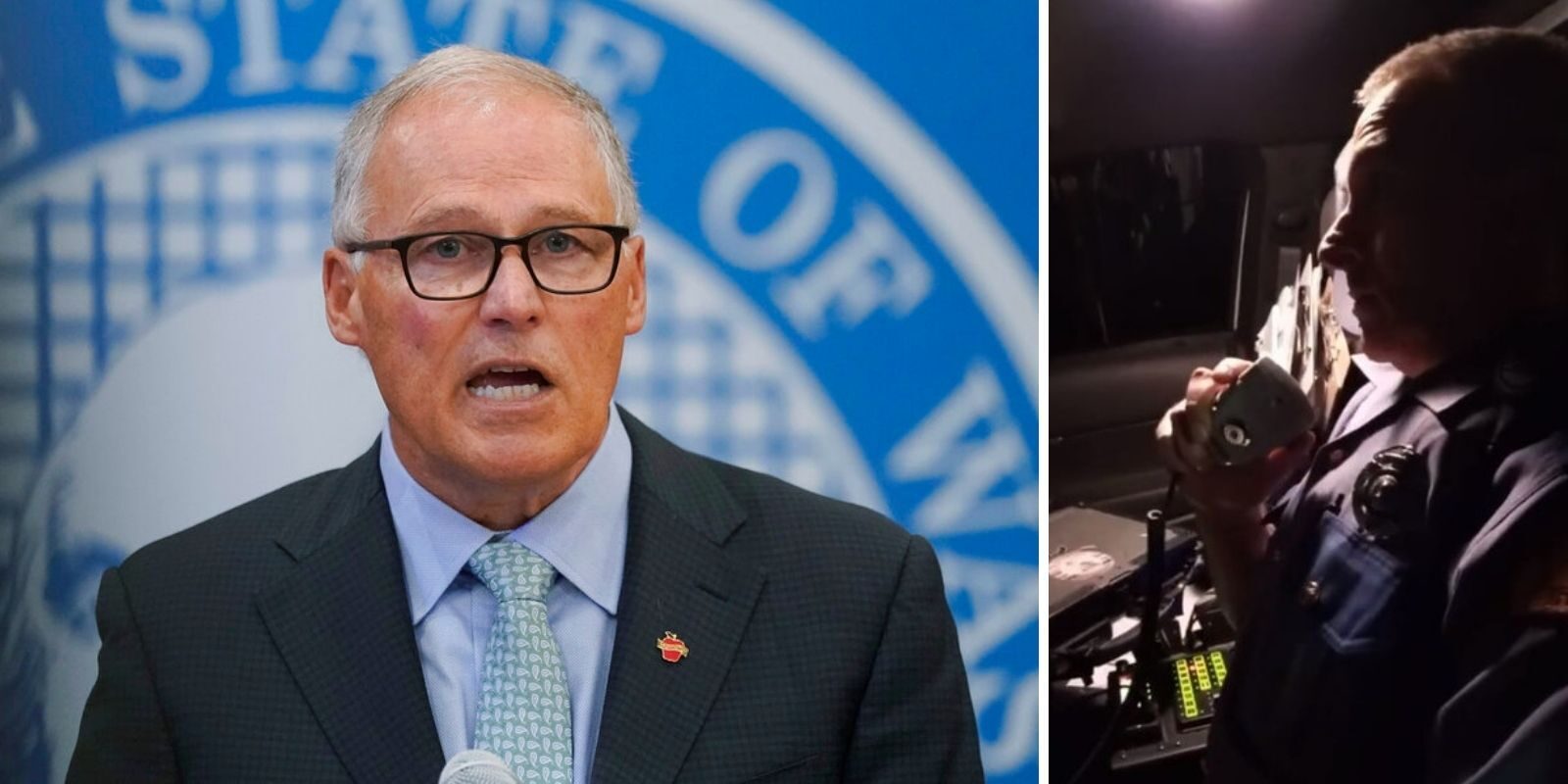 Washington Inslee state trooper resigns vaccine mandate