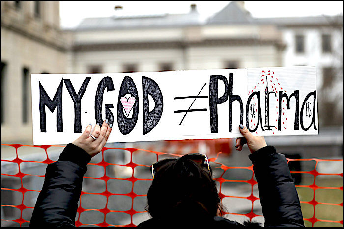 Click to enlarge Protester