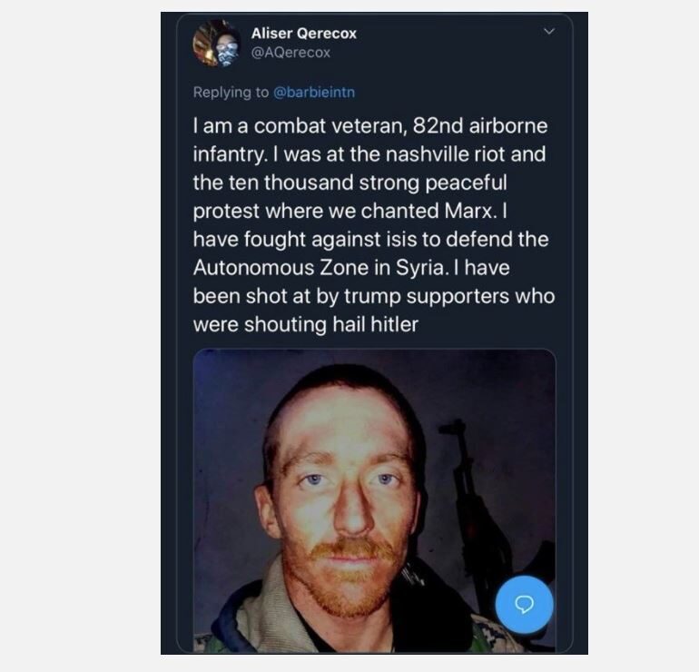 Click to enlarge Militant from Seattle trump