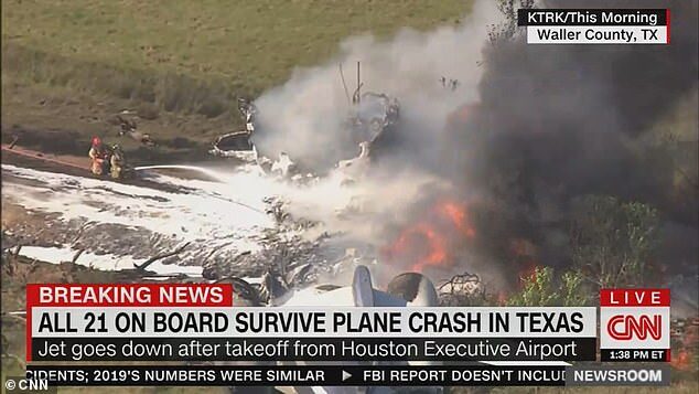 Click to enlarge plane crash texas