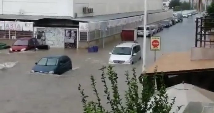 Alicante province suffers widespread flooding.
