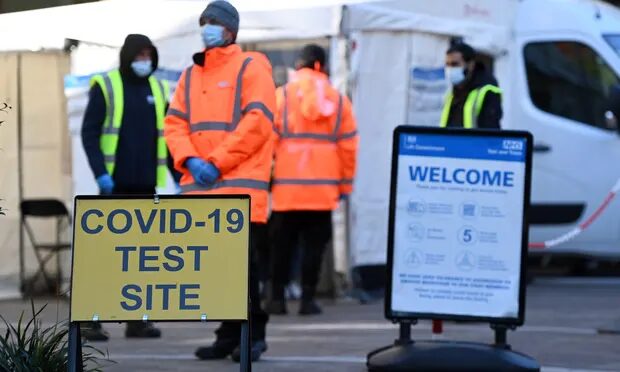 Click to enlarge coronavirus covid test uk