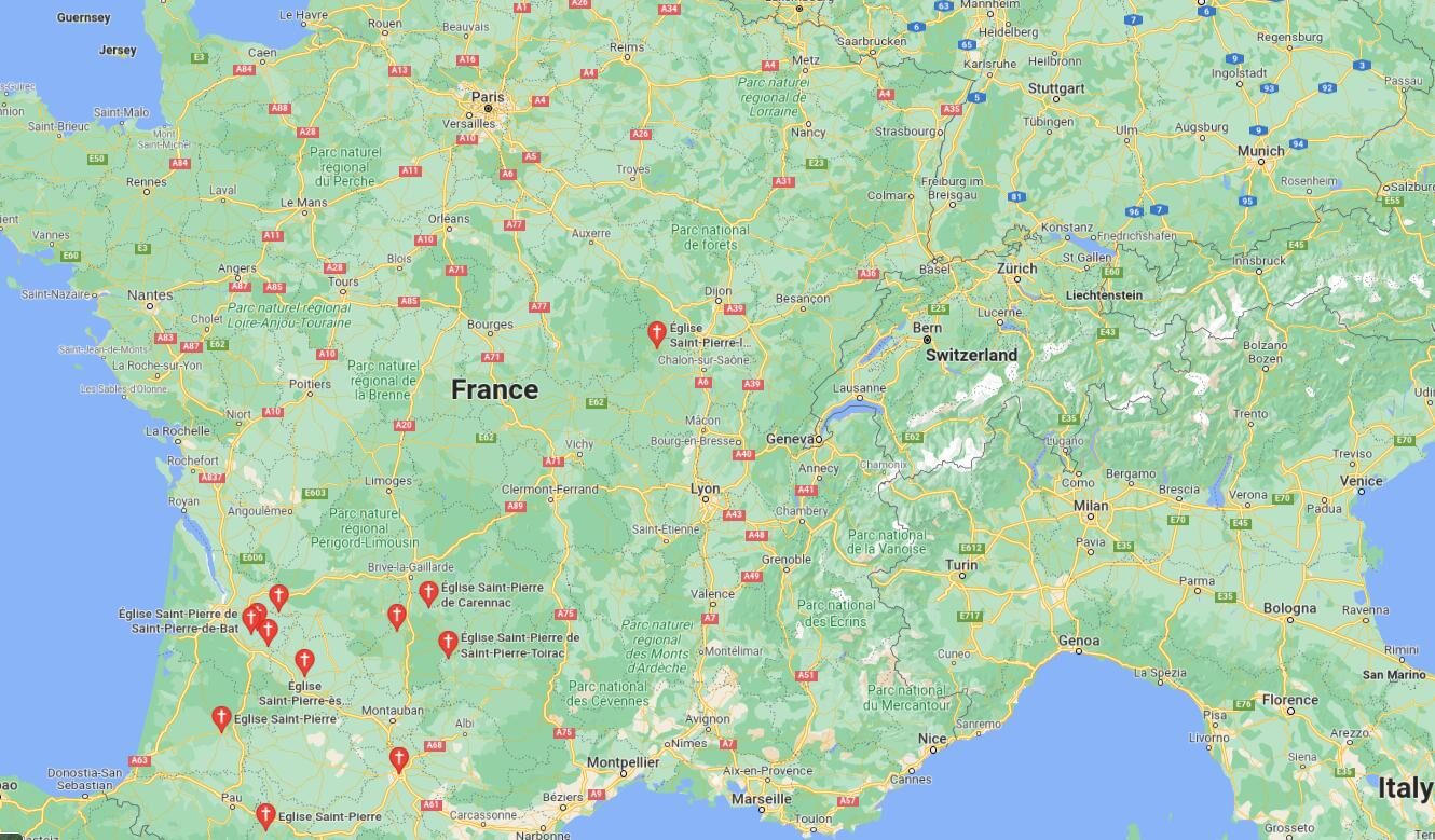 Click to enlarge map church