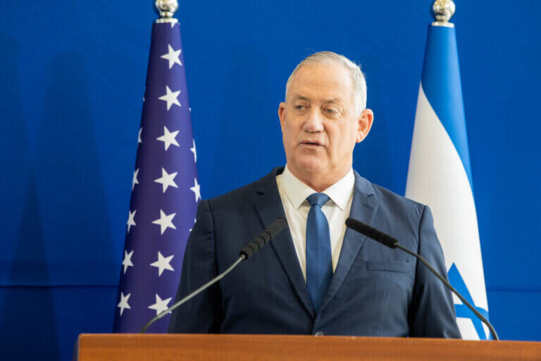 Click to enlarge gantz knesset 2021 Israel