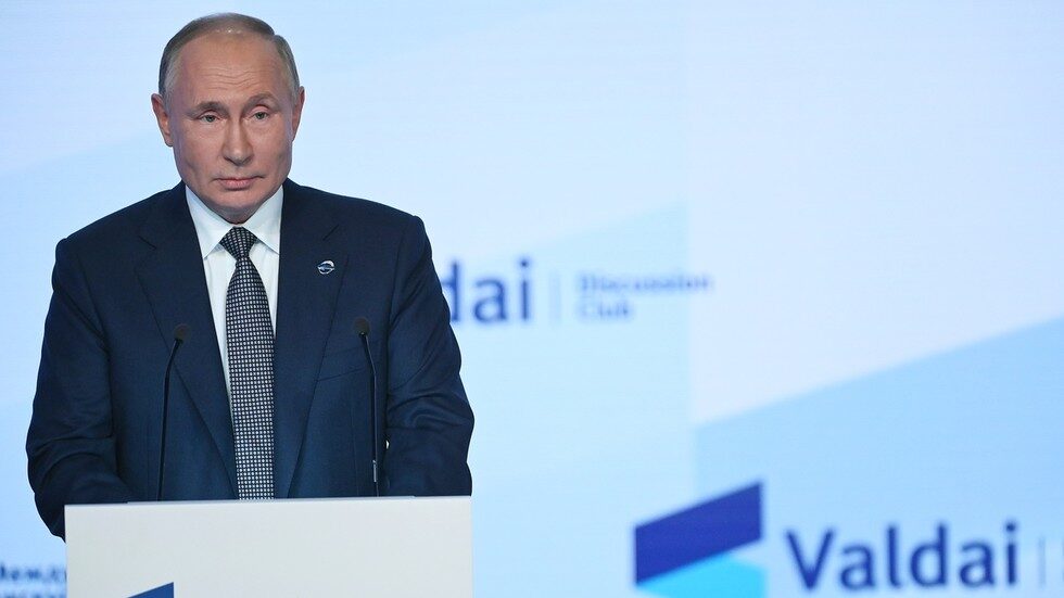 Click to enlarge Putin valdai october 2021