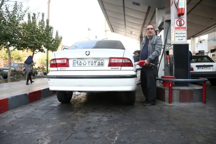 iran gas station