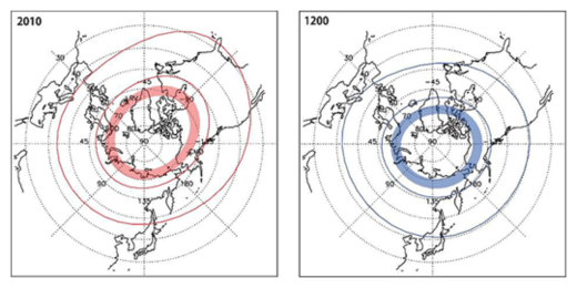 Click to enlarge Auroras over the Centuries