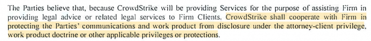 crowdstrike perkincoie confidentiality attorney client privilege  russiagate