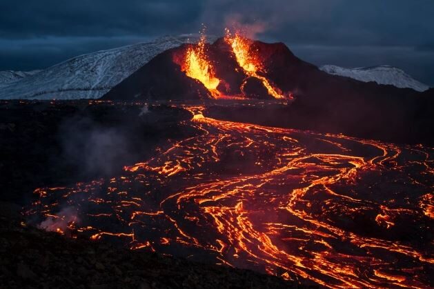 Click to enlarge volcano iceland