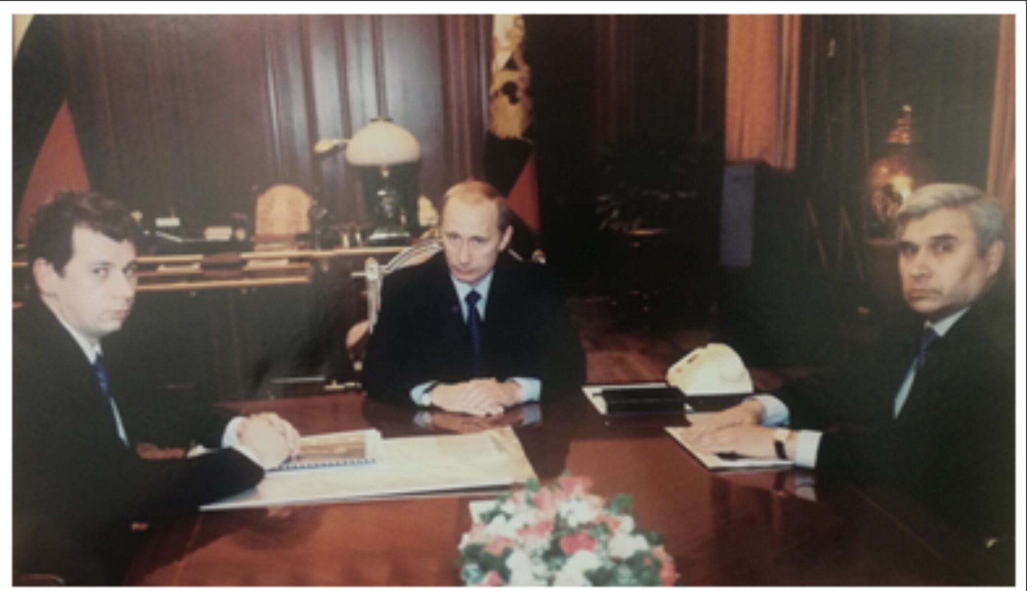 Click to enlarge Dmitry Skarga, President Putin, Tagir Izmailov