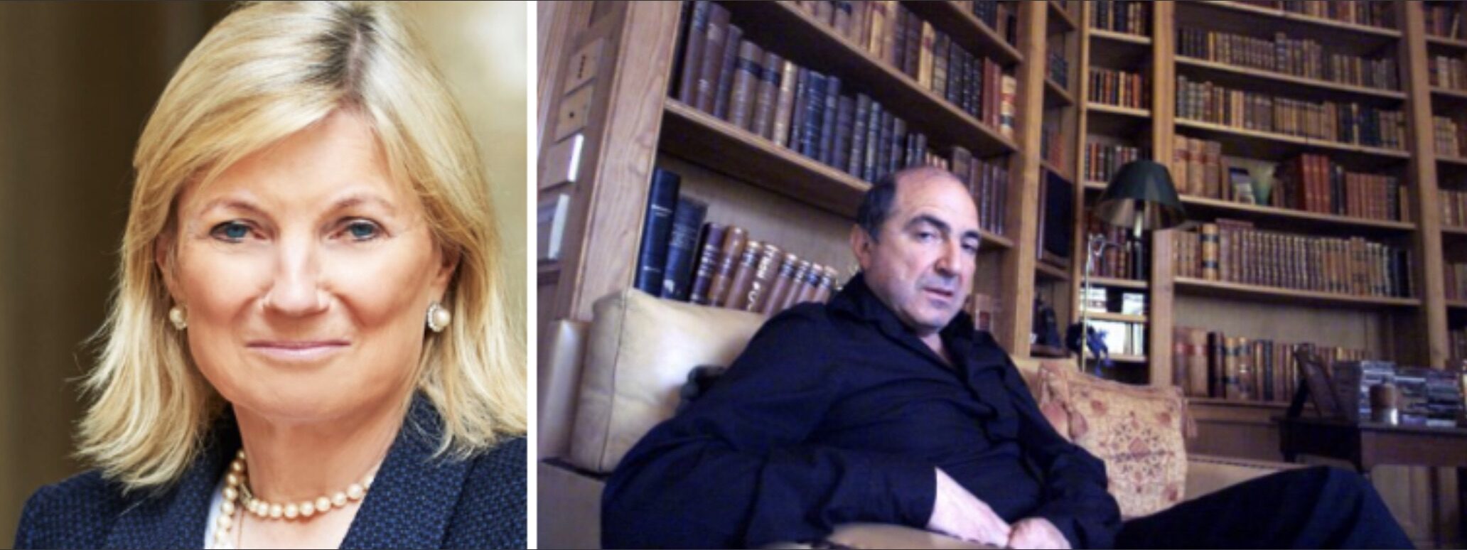 Click to enlarge Justice Dame Elizabeth Gloster & Boris Berezovsky