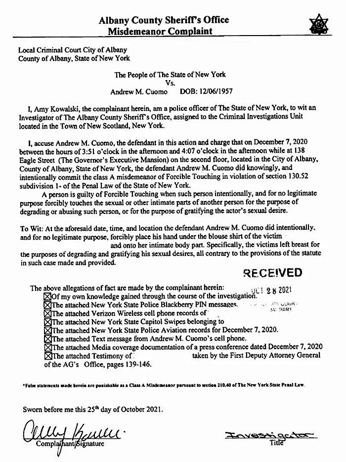 Click to enlarge Court complaint
