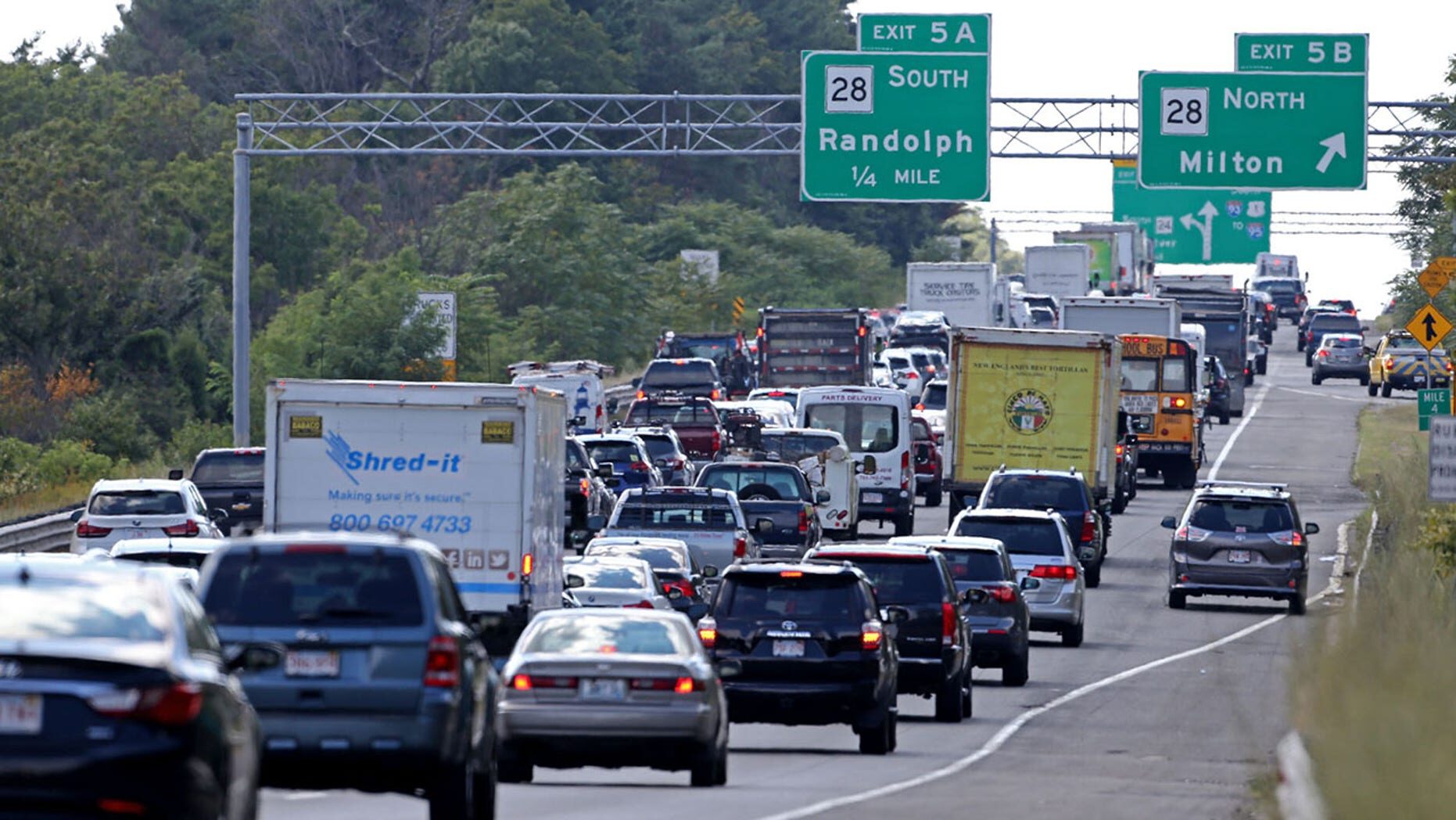Click to enlarge Traffic Route 128