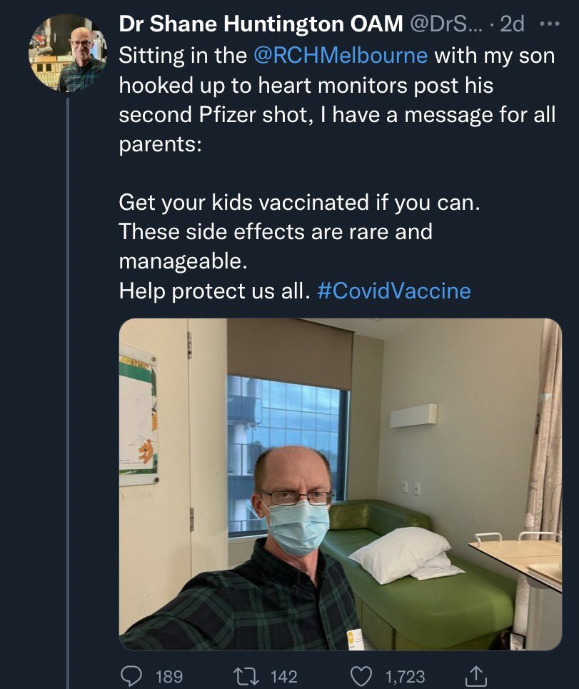 dr shane huntington tweet