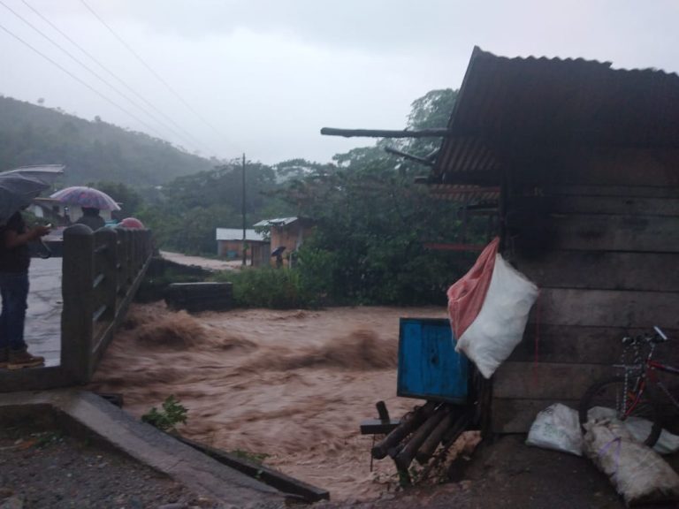Flash floods in Quiche, Guatemala, April 2021.
