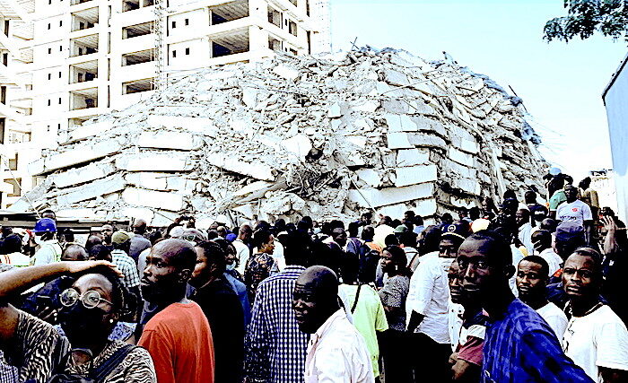collapse building