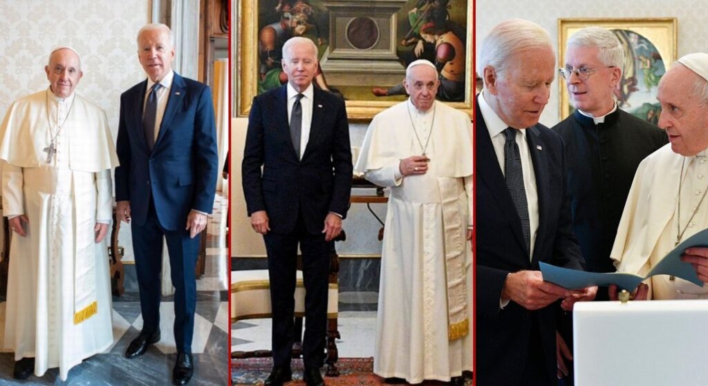 biden and pope francis