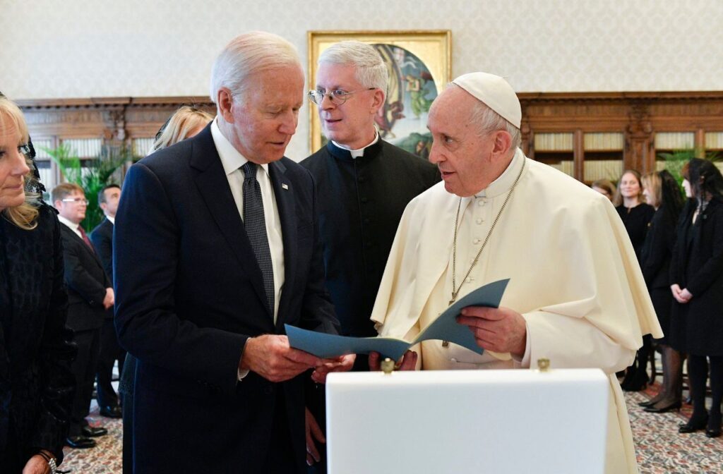 pope francis joe biden