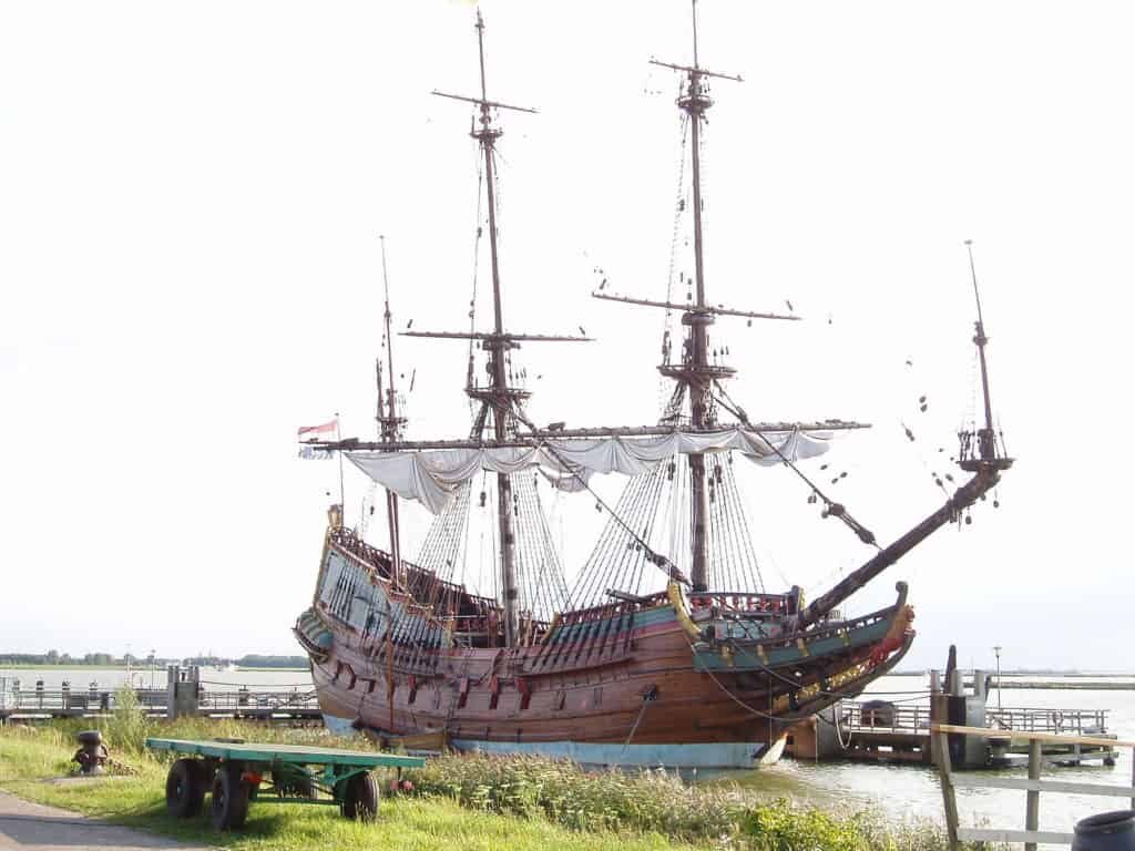 Click to enlarge Batavia shipwreck recreation