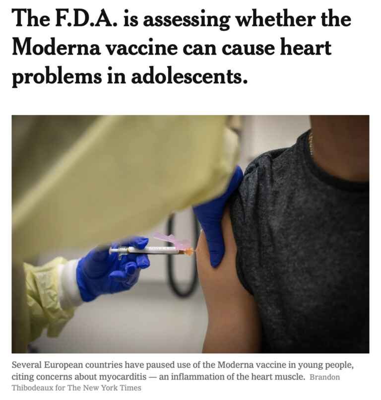 fda assessment moderna adolescents