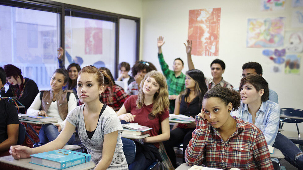Click to enlarge school children