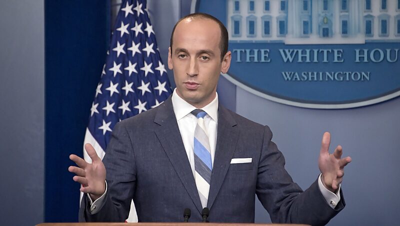 Click to enlarge stephen Miller white house aide trump