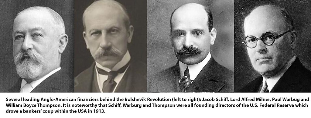 bolshevik revolution financiers schiff milner warbug thompson