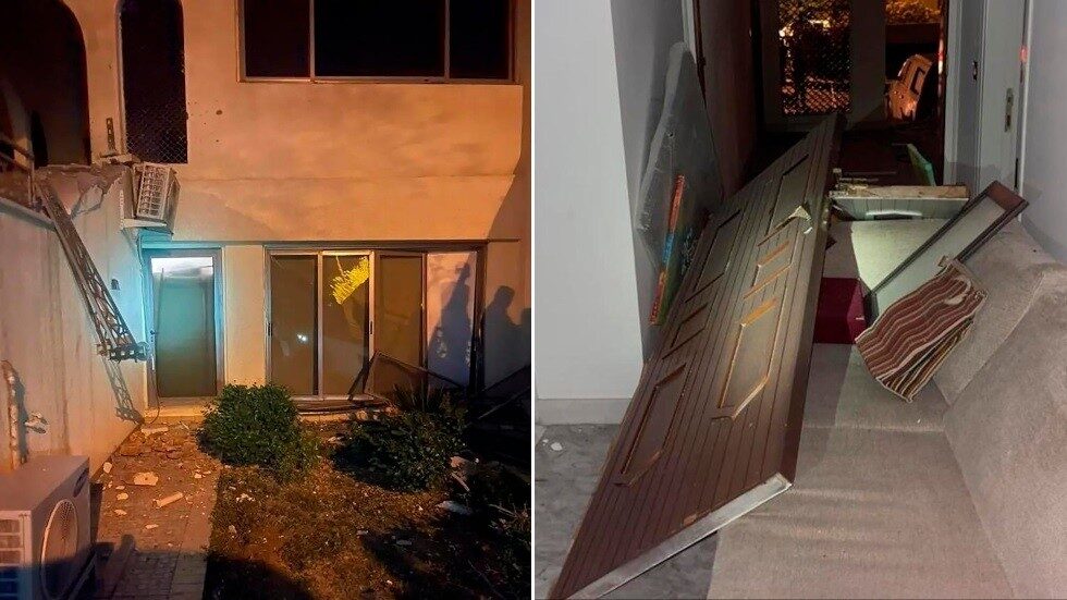 drone attack president home iraq bagdhad damage