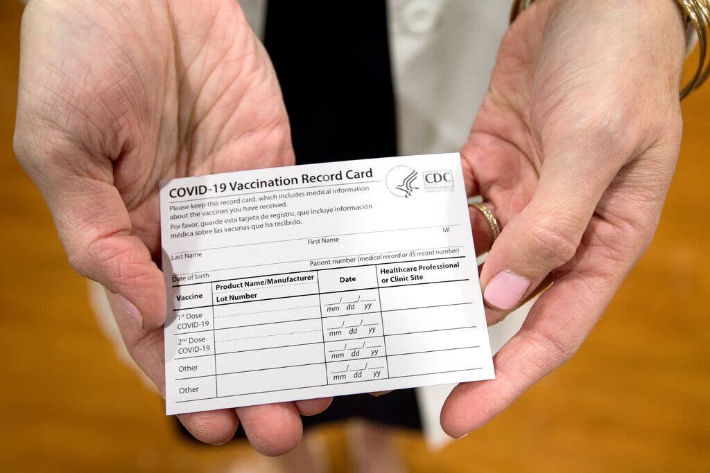 covid vaccine card