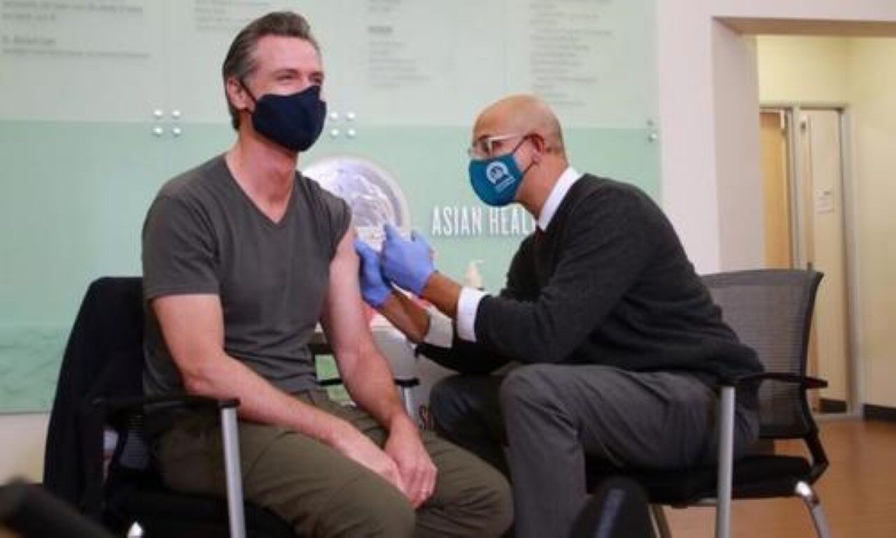 Click to enlarge Newsome vaccine